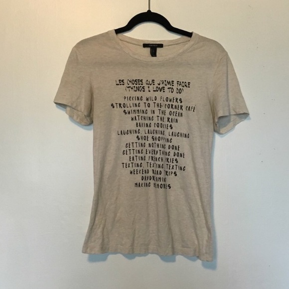 "Things I love to do" shirt - Picture 1 of 3