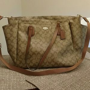 Coach baby bag