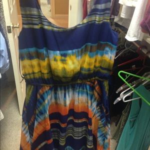 Blue dress