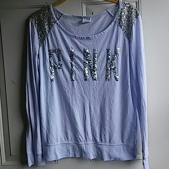PINK Embellished secquin top.