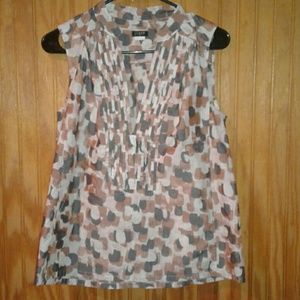 J. Crew Deep-V Patterned Tank.