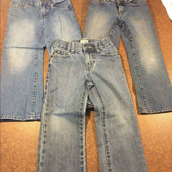 3 pair of boys Children's Place bootcut jeans