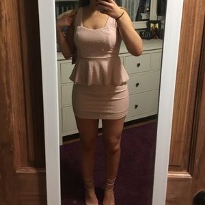 Sparkly Blush Pink Dress!