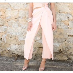 NWT pink trouser pants med