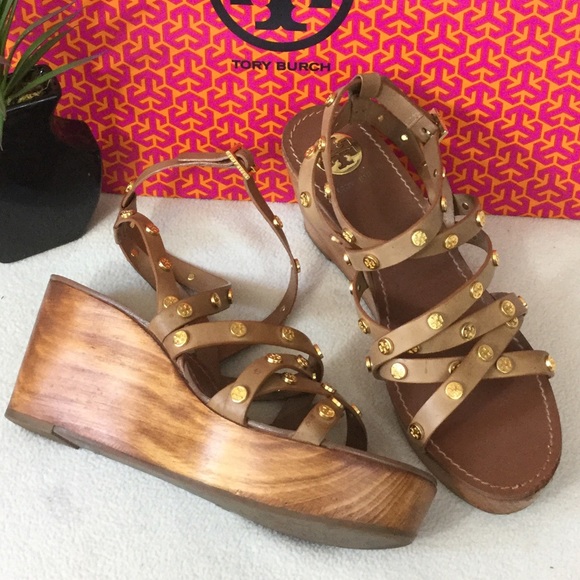 Tory Burch Shoes - Tory Burch leather strap wedges