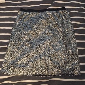 Loft sequin skirt