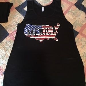 'Merica women's tank top