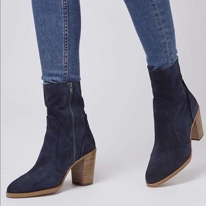 NEW Topshop Magnificent sock ankle boots 6.5 US