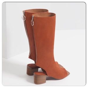 Zara Shoes - Zara Genuine Leather Open Toe/Ankle Boots 7 Zara Shoes - Zara Genuine Leather Open Toe/Ankle Boots 7