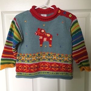 Hanna Andersson Dala Sweater, size 80