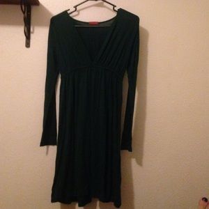 Dark green dress