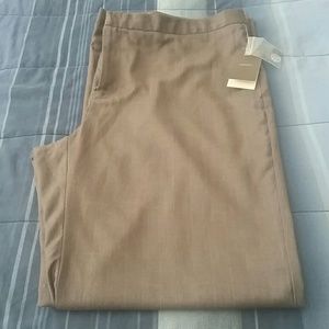 Merona Brown Stripe Classic Fit Pants