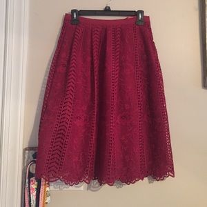 brand new Francesca's flowy skirt