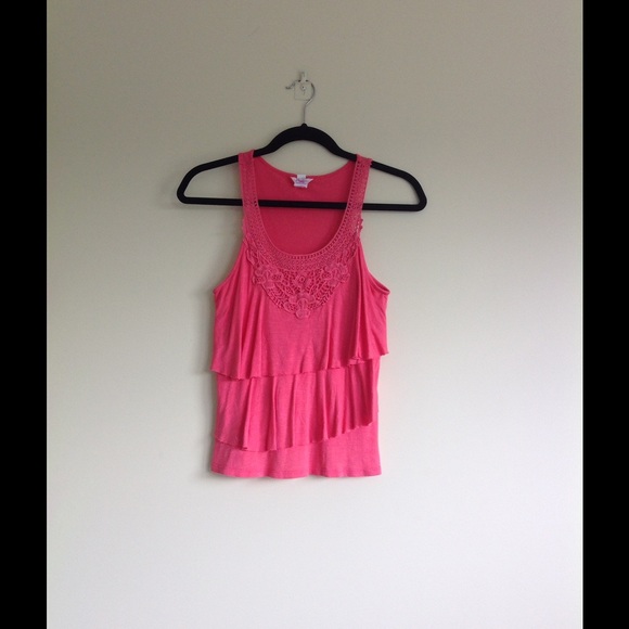 Crochet Front Tank Top - Picture 1 of 2