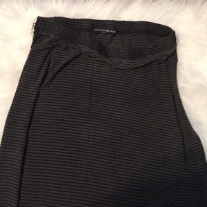 Brandy Melville grey w black stripes maxi skirt