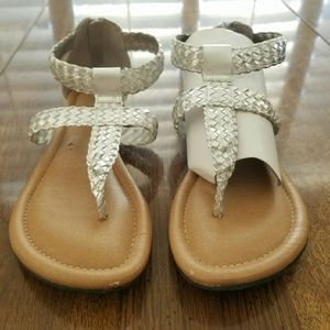 Womens Silver Sandals