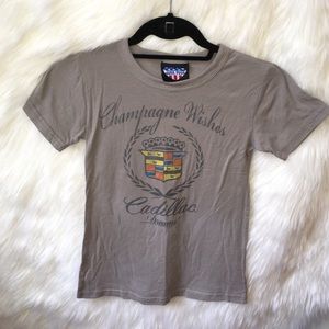 Grey Junk Food T-shirt With Design