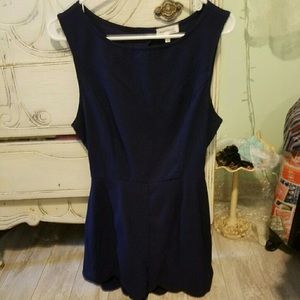 Navy Blue Monteau Romper