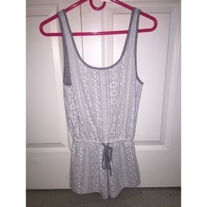 forever 21 grey romper
