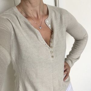 Tan knit top