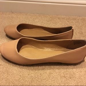 Nine West Patent Nude Flats