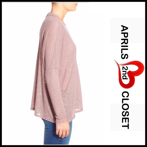 SUN AND SHADOW SWING PULLOVER MOCK NECK TOP A2C - Picture 6 of 8