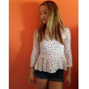 Polka dot blouse from H&M