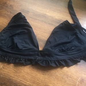 Black swim top size LG