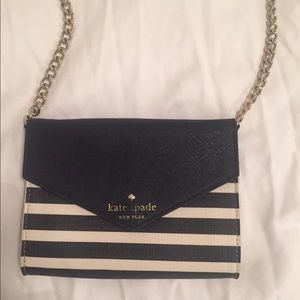 Kate Spade black and white cross body bag