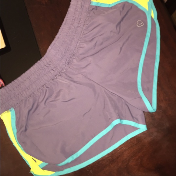 Grey,blue& yellow shorts