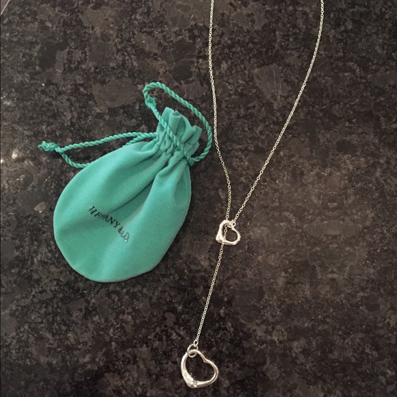 Tiffany necklace - Open Heart lariat NWOT