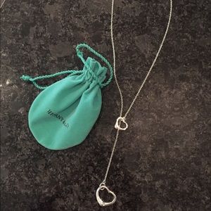 Tiffany necklace - Open Heart lariat NWOT