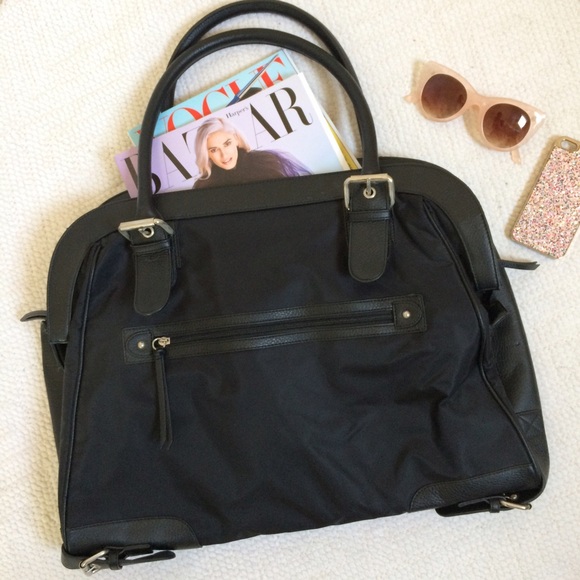 Express Handbags - NWT Express Nylon Weekender Satchel Bag