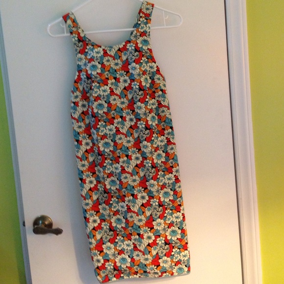 Zara Trafaluc floral summer dress