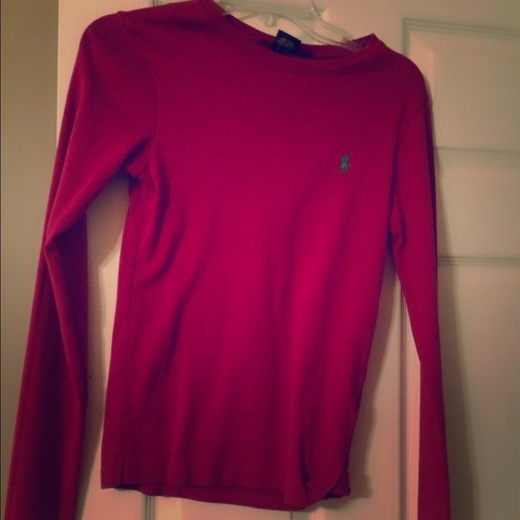 Long sleeved polo shirt