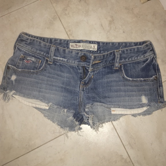 hollister jean shorts