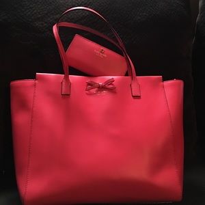 Kate Spade Tote & MATCHING wallet