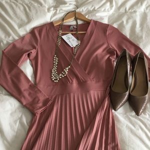 Rose colored ASOS dress. Never been worn