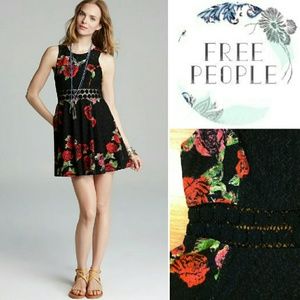 Free People Dress- Printed Daisy Waist
