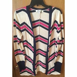 Francesca's Chevron Cardigan
