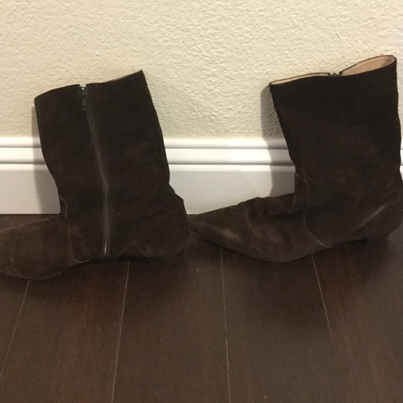 J. Crew Shoes Jcrew Chocolate Brown Ankle Boots Size 2 Poshmark