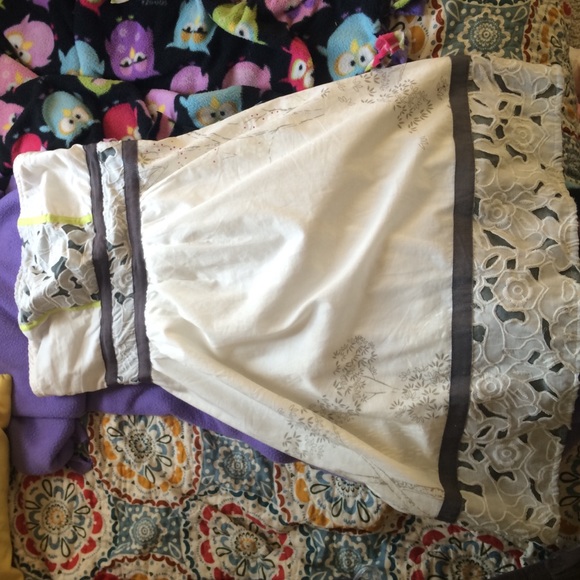 Urban outfitters white detailed strapless dress - Picture 2 of 4