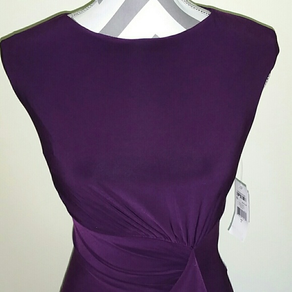 AMERICAN LIVING Dress Size 8 Eggplant. - Picture 2 of 4
