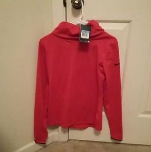 New Women Nike Dri-Fit Turtle Neck Sweatshirt