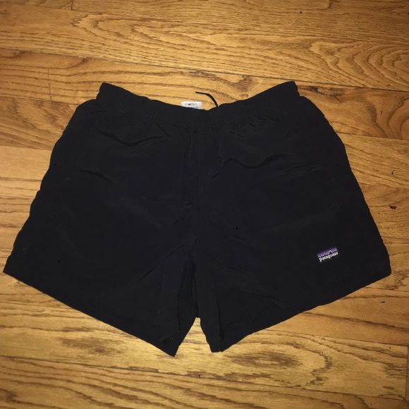 black Patagonia shorts
