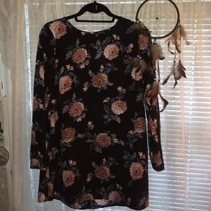 Floral Witchy Shift Dress