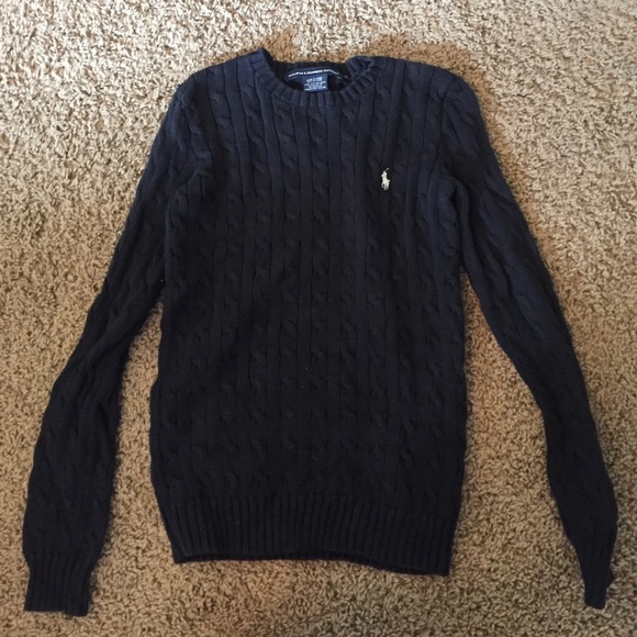 Navy Polo sweater