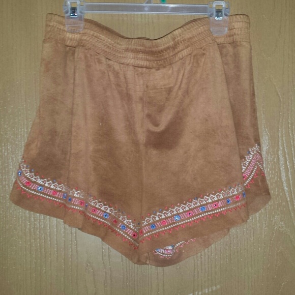 Stylish faux suede shorts from Target