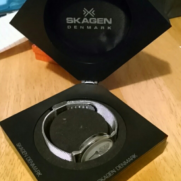 Skagen Denmark silver watch main image 2