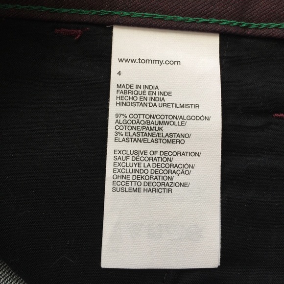 TOMMY HILFIGER Modern Skinny Oct Fash Size 4 NWT - Picture 3 of 8